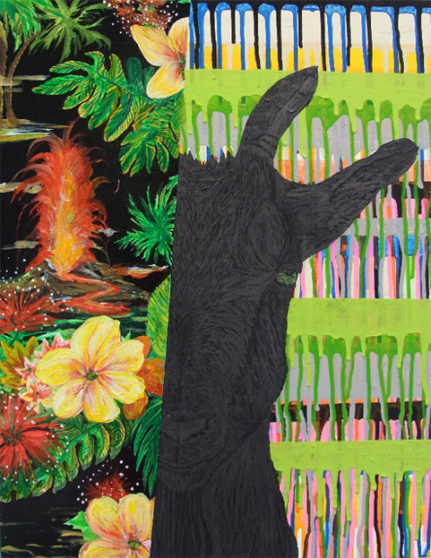 オヒア・レフアのカーテン