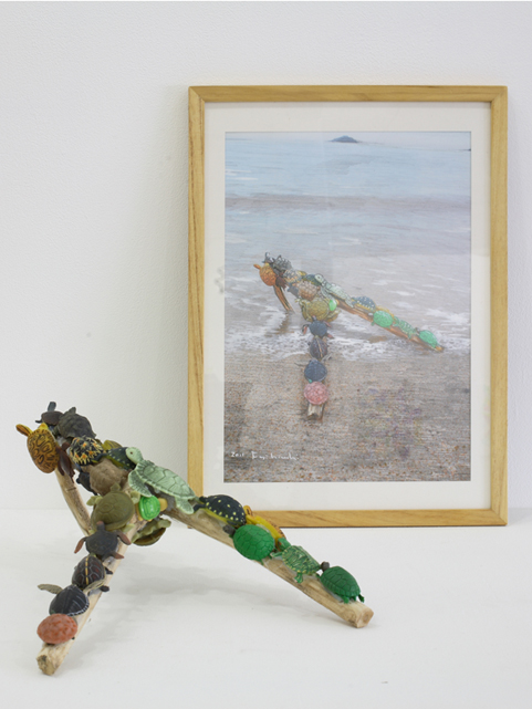 untitled / Green Turtle Stick