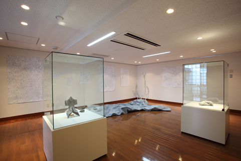Exhibition view of Oyama City Museum Kurumaya