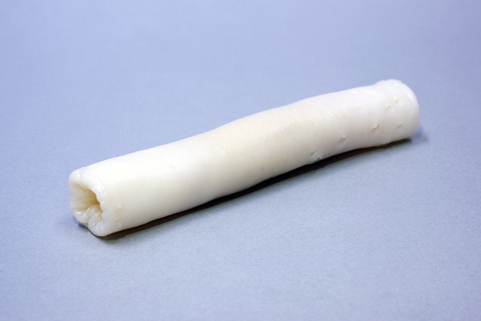 untitled -I reverse a tubular fish sausage-